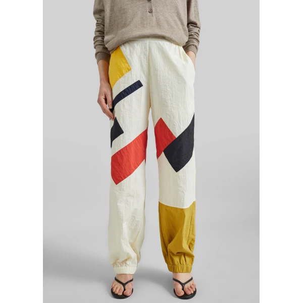 The Frankie Shop Malevich Track Pants – Vanilla, view 3