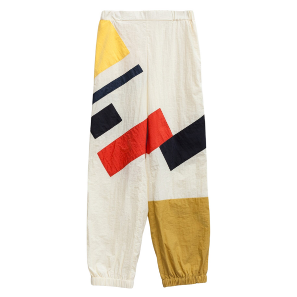 The Frankie Shop Malevich Track Pants - Vanilla - Oversized Minimalist Pants in Ivory - Shop at Coveti