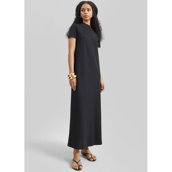 The Frankie Shop Malo T-Shirt Dress – Black, view 5