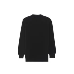 The Frankie Shop Maxime Knit Sweater Dress - Black - Oversized Minimalist Knitwear in Black - Shop at Coveti