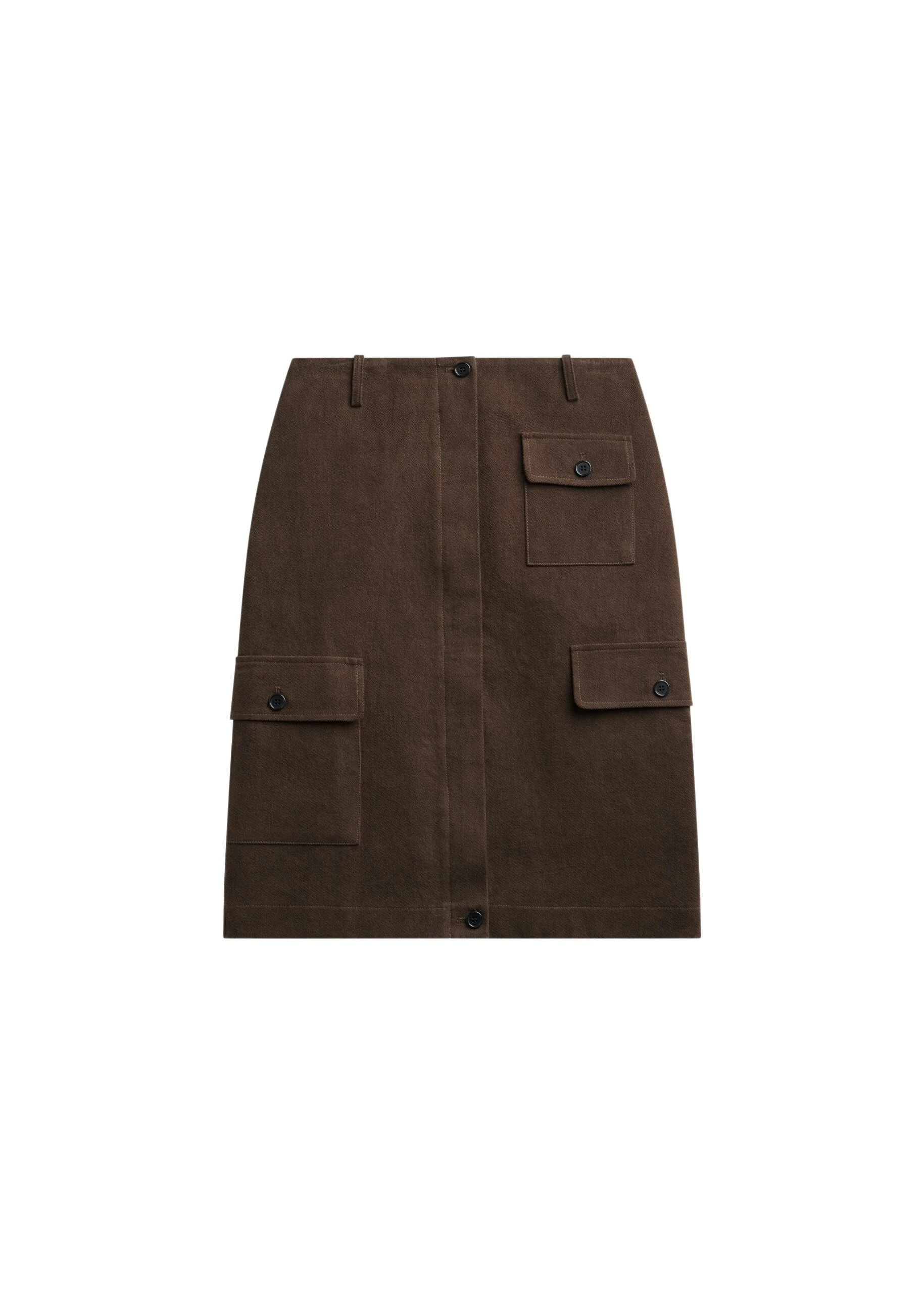 The-Frankie-Shop-Mayenne-Cargo-Skirt-Brown-coveti-scaled79772_nobg The Frankie Shop Mayenne Cargo Skirt - Brown - Oversized Minimalist Skirts in Beige - Shop at Coveti