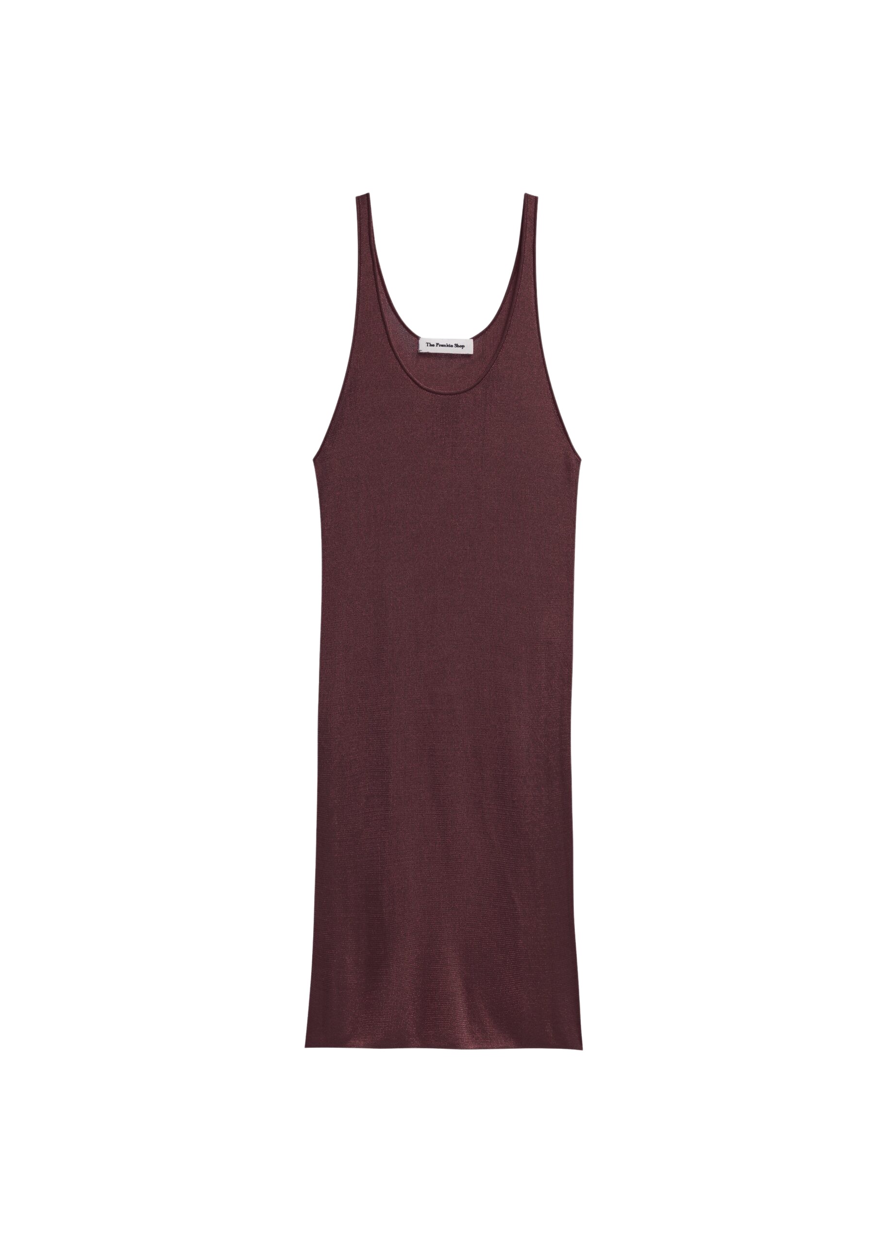 The Frankie Shop Miami Knit Mini Dress – Burgundy