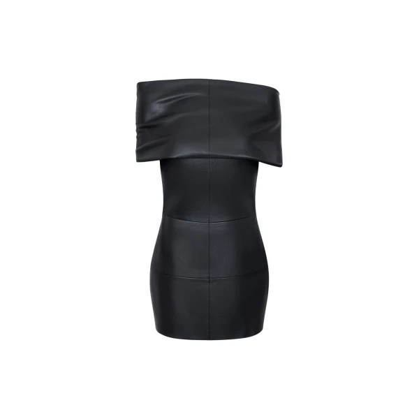 The Frankie Shop Mini Dress #01 - Black - Oversized Minimalist Dresses in Black - Shop at Coveti