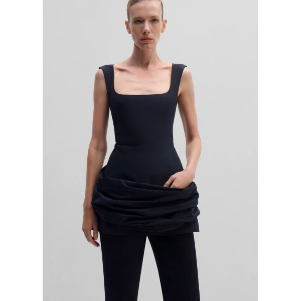 The Frankie Shop Mini Dress #04 – Black, view 3