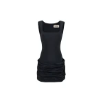The Frankie Shop Mini Dress #04 - Black - Oversized Minimalist Dresses in Black - Shop at Coveti