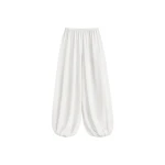 The Frankie Shop Mio Sheer Balloon Pants - White - Oversized Minimalist Pants in White - Shop at Coveti