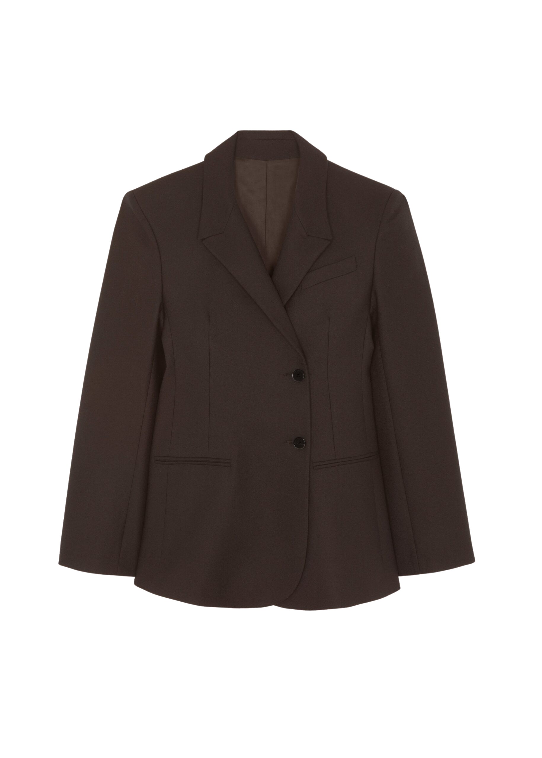 The Frankie Shop Morrison Crossover Blazer – Brown