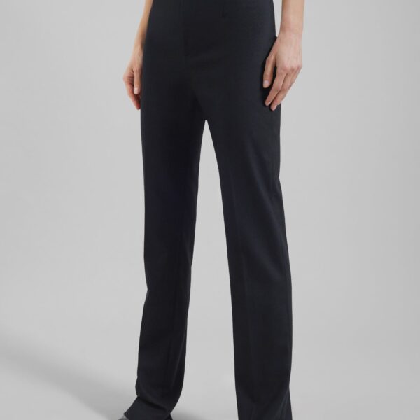The Frankie Shop Morrison Long Trousers - Black - Oversized Minimalist Pants in Black - Shop at Coveti