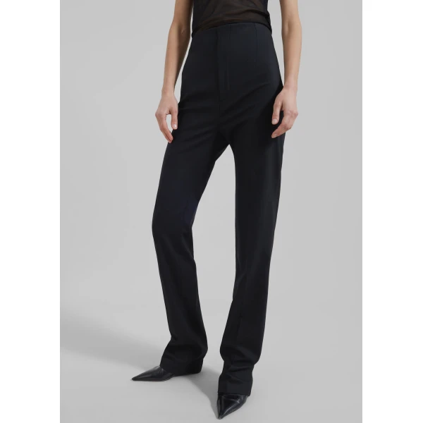 The Frankie Shop Morrison Long Trousers – Black, view 5