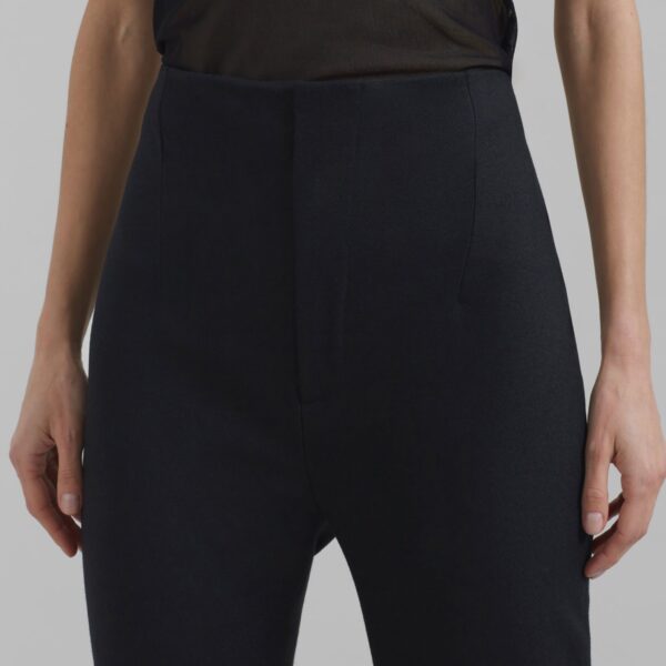 The Frankie Shop Morrison Long Trousers - Black - Oversized Minimalist Pants in Black - Shop at Coveti
