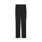 The Frankie Shop Morrison Long Trousers - Black - Oversized Minimalist Pants in Black - Shop at Coveti