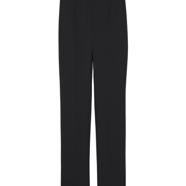 The Frankie Shop Morrison Long Trousers - Black - Oversized Minimalist Pants in Black - Shop at Coveti