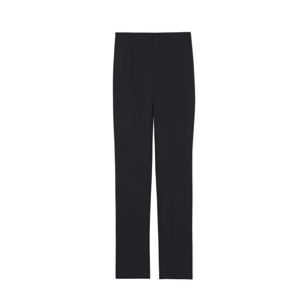 The Frankie Shop Morrison Long Trousers - Black - Oversized Minimalist Pants in Black - Shop at Coveti