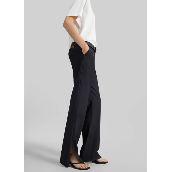 The Frankie Shop Nantes Straight Trousers – Black, view 3