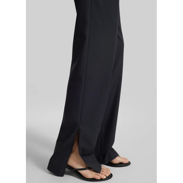The Frankie Shop Nantes Straight Trousers – Black, view 5