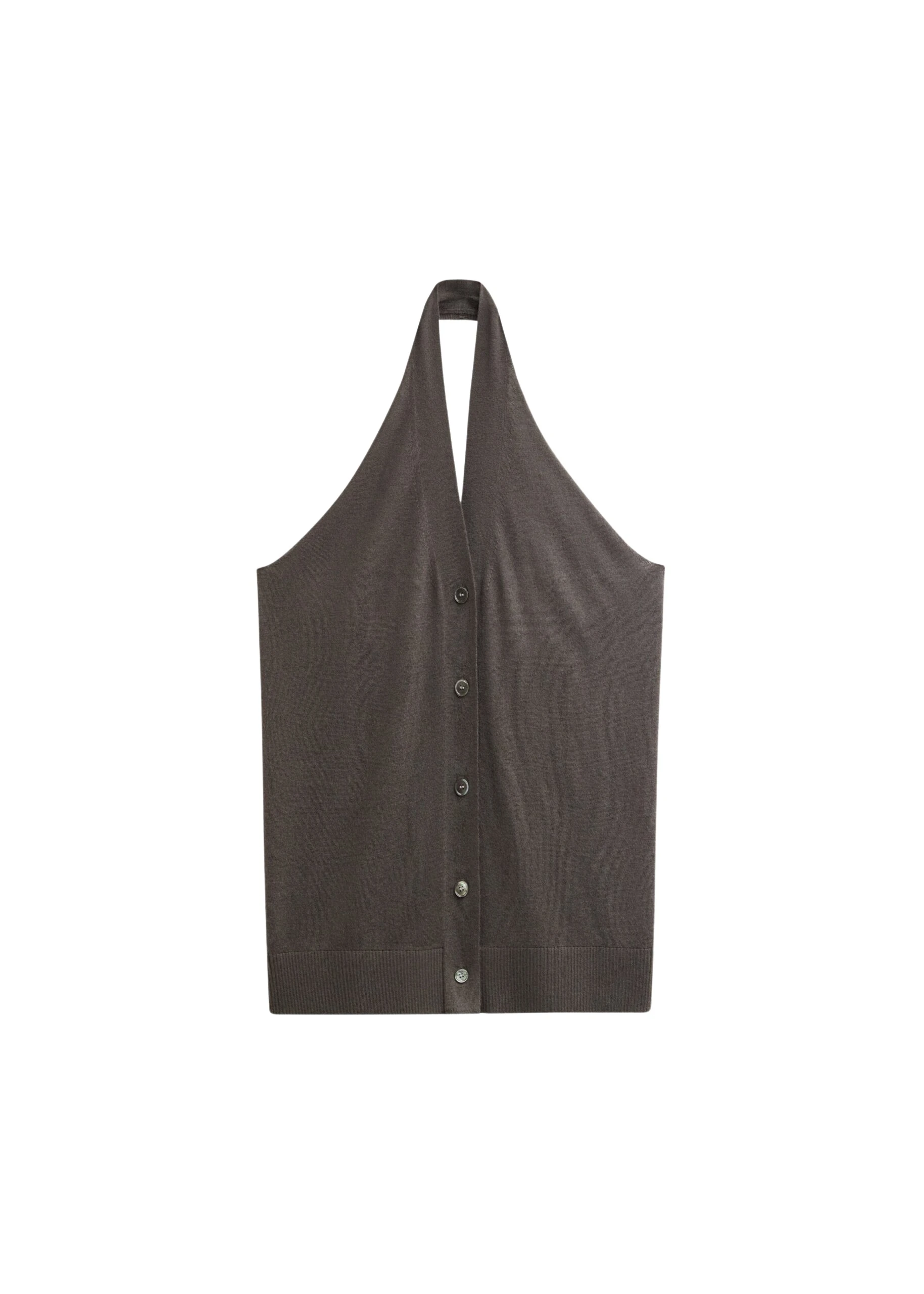 The-Frankie-Shop-Nimi-Knit-Halter-Top-Charcoal-coveti-scaled75177_nobg The Frankie Shop Nimi Knit Halter Top - Charcoal - Oversized Minimalist Tops in Grey - Shop at Coveti