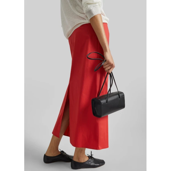 The Frankie Shop Nisa Midi Skirt – Red, view 4
