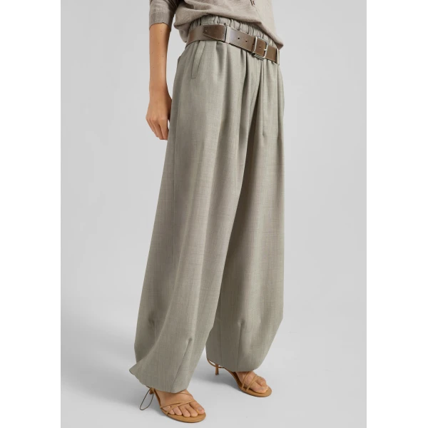 The Frankie Shop Oakdale Track Pants – Beige Melange, view 2