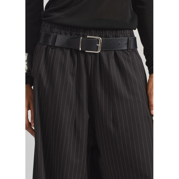 The Frankie Shop Oakdale Track Pants – Black/White Pinstripe, view 3