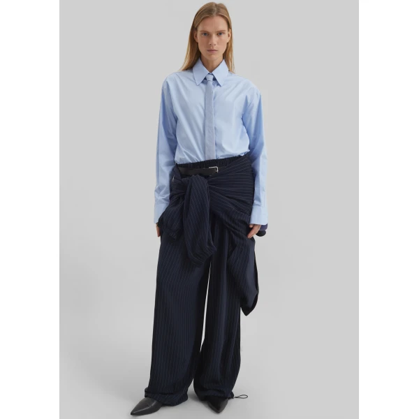 The Frankie Shop Oakdale Track Pants – Navy/White Pinstripe, view 2