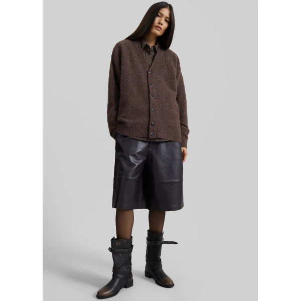 The Frankie Shop Oversized Cardigan – Mud, view 5