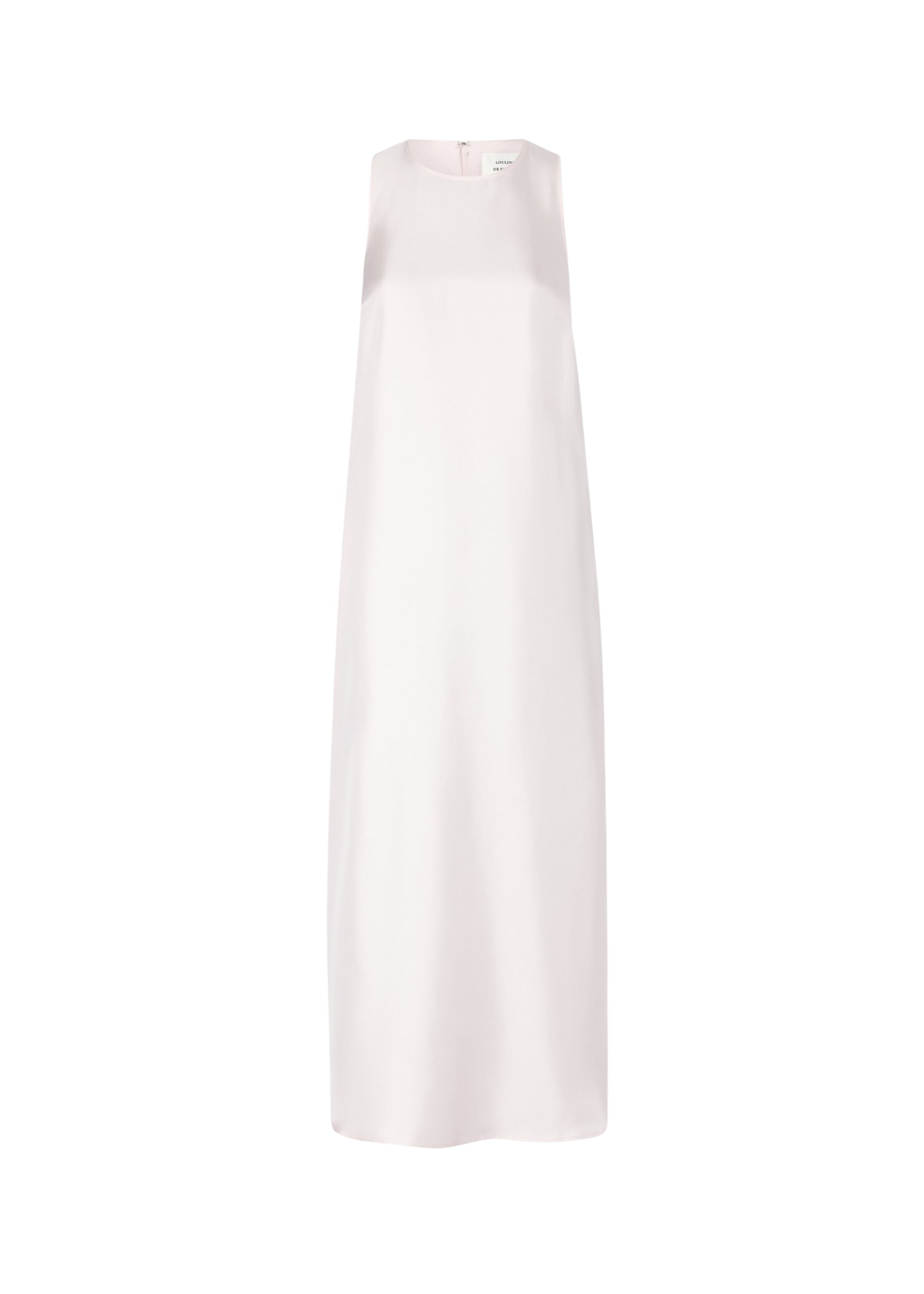 The Frankie Shop Paloma Long Silk Dress – Light Pink