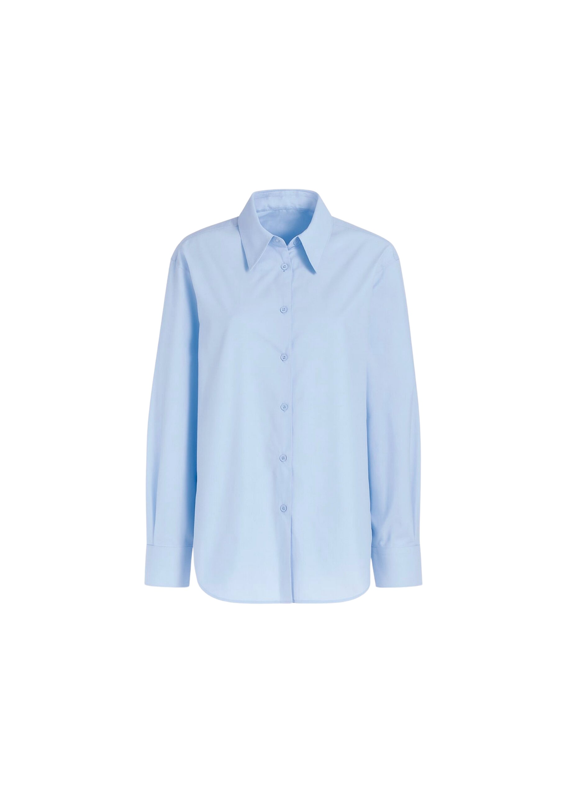 The Frankie Shop Peri Cotton Shirt – Light Blue