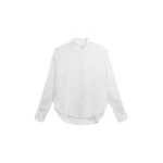 The Frankie Shop Peri Double Striped Shirt - White/Black Stripe - Oversized Minimalist Tops in Multicolour - Shop at Coveti