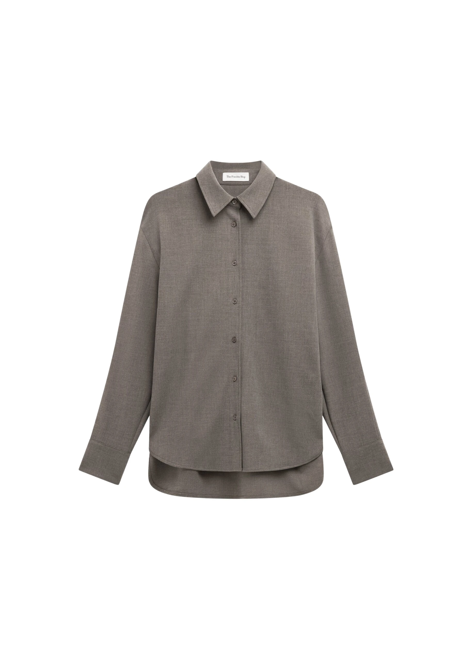 The-Frankie-Shop-Peri-Double-Weave-Shirt-Taupe-Melange-coveti-scaled12711_nobg The Frankie Shop Peri Double Weave Shirt - Taupe Melange - Oversized Minimalist Tops in Beige - Shop at Coveti