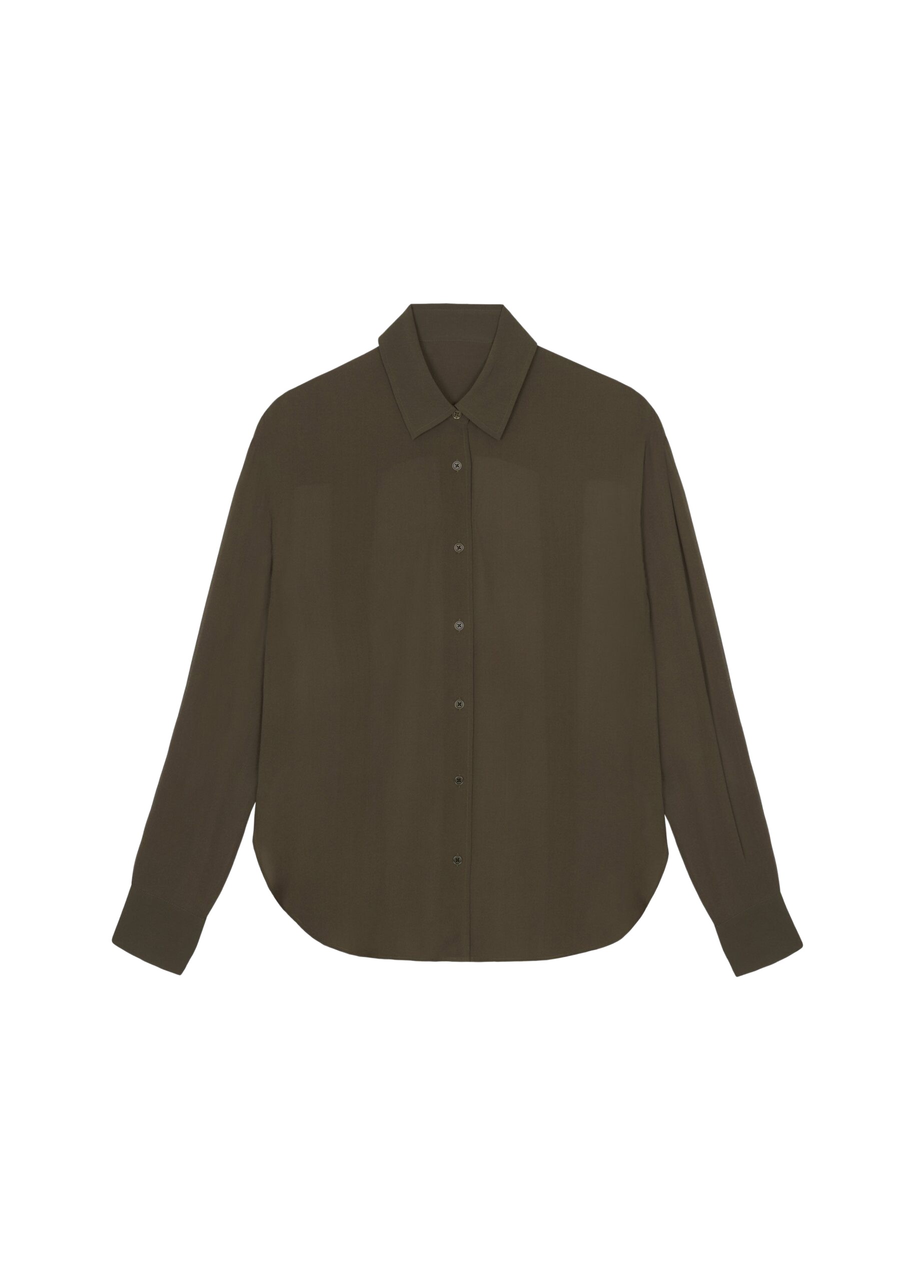 The Frankie Shop Peri Georgette Shirt – Khaki