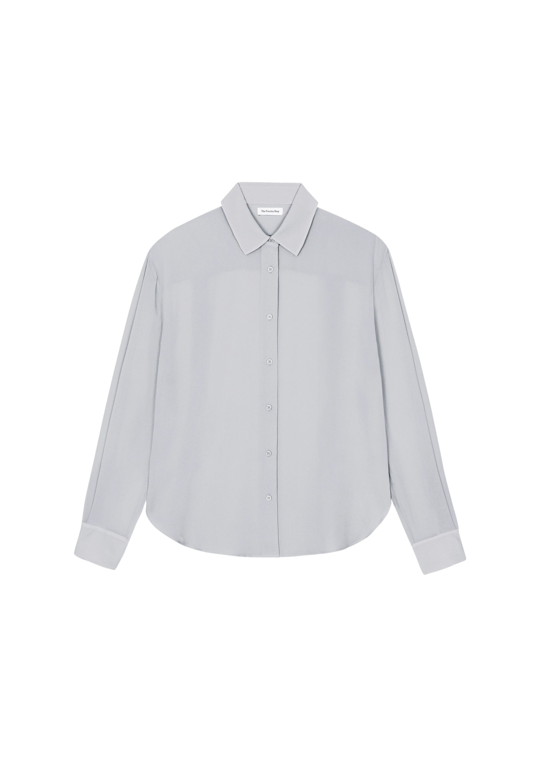 The Frankie Shop Peri Georgette Shirt – Slate Grey