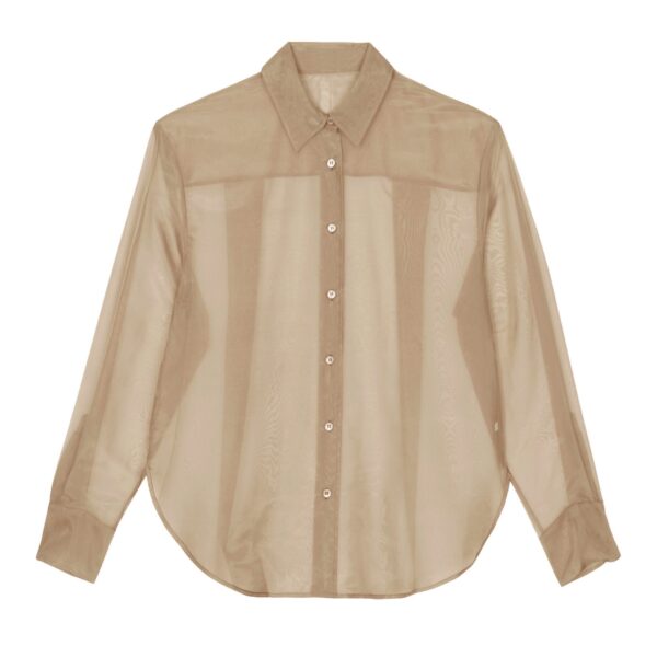Peri Sheer Shirt - Desert Sand