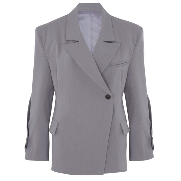 Pia Boxy Blazer - Grey