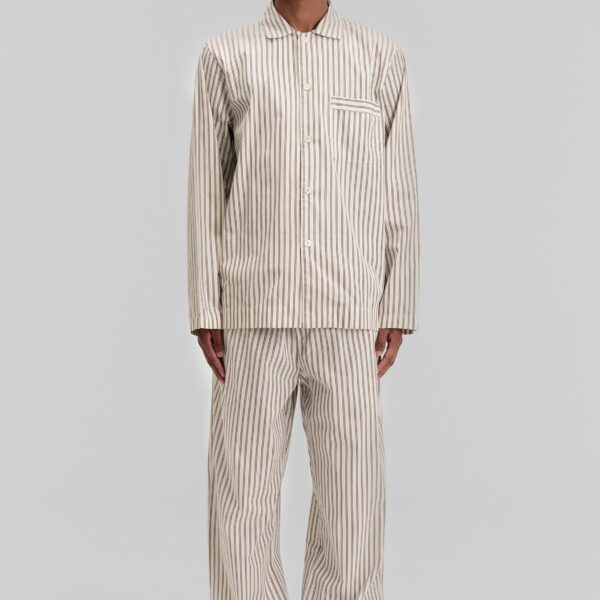 The Frankie Shop Poplin Pyjama Pants - Hopper Stripes - Oversized Minimalist Loungewear in Multicolour - Shop at Coveti