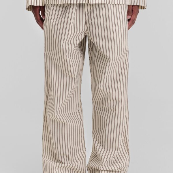 The Frankie Shop Poplin Pyjama Pants - Hopper Stripes - Oversized Minimalist Loungewear in Multicolour - Shop at Coveti