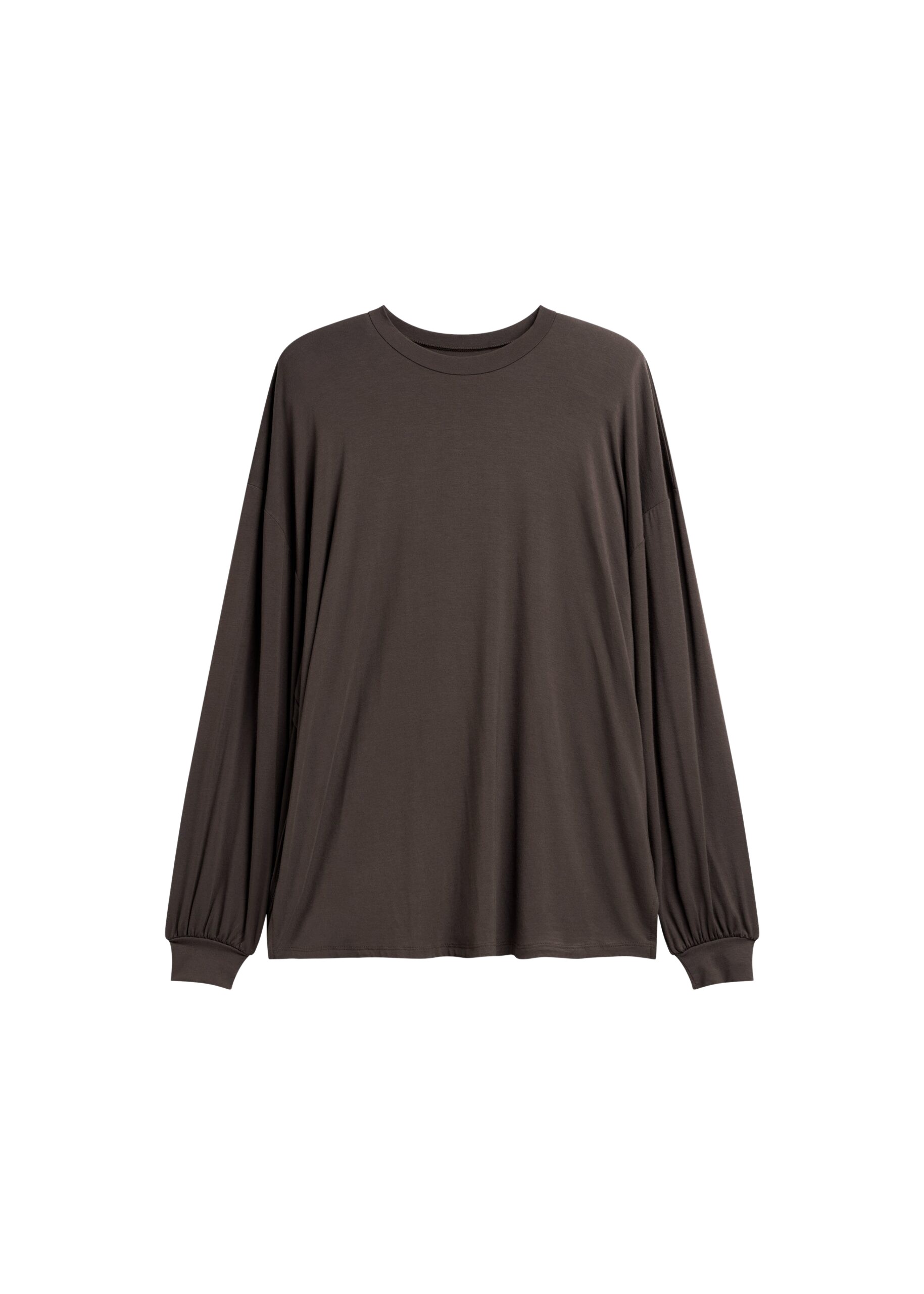 The Frankie Shop Ravvi Soft Padded Top – Brown
