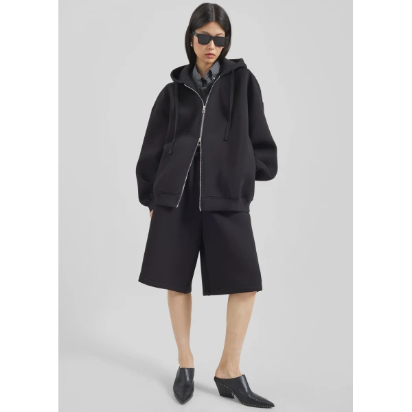 The Frankie Shop Rian Oversized Hoodie – Black, view 5