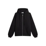 The Frankie Shop Rian Oversized Hoodie - Black - Oversized Minimalist Hoodies in Black - Shop at Coveti