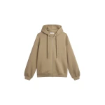 The Frankie Shop Rian Oversized Hoodie - Camel - Oversized Minimalist Hoodies in Beige - Shop at Coveti