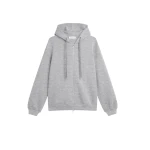The Frankie Shop Rian Oversized Hoodie - Grey - Oversized Minimalist Hoodies in Grey - Shop at Coveti
