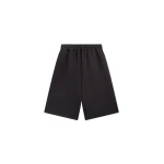 The Frankie Shop Rian Sweatshorts - Black - Oversized Minimalist Shorts in Black - Shop at Coveti