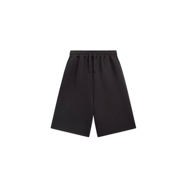The Frankie Shop Rian Sweatshorts - Black - Oversized Minimalist Shorts in Black - Shop at Coveti