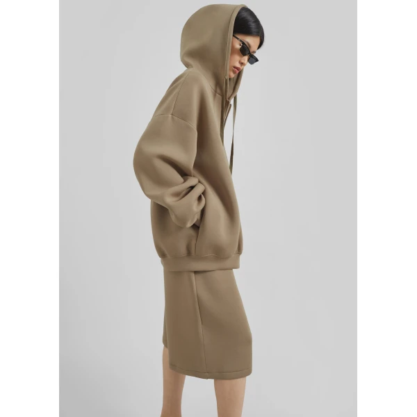 The Frankie Shop Rian Sweatshorts – Camel Shorts, view 5