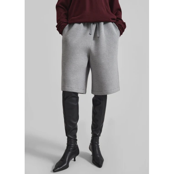 The Frankie Shop Rian Sweatshorts – Grey Shorts, view 3