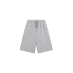The Frankie Shop Rian Sweatshorts - Grey - Oversized Minimalist Shorts in Grey - Shop at Coveti