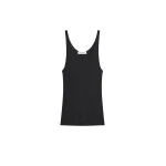 The Frankie Shop Rivo Knit Tank Top - Black - Oversized Minimalist Tops in Black - Shop at Coveti