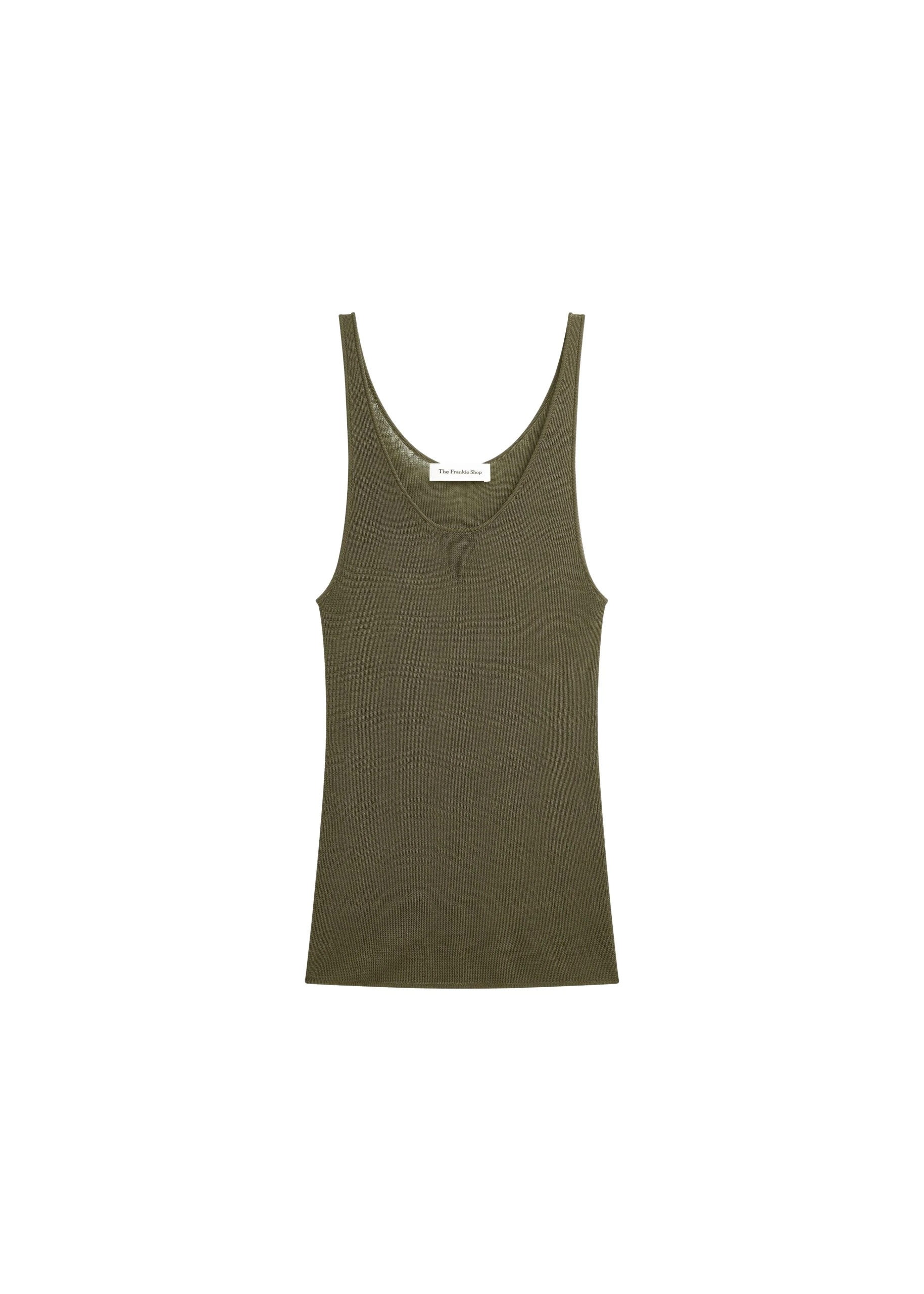 The-Frankie-Shop-Rivo-Knit-Tank-Top-Khaki-coveti-scaled45822_nobg The Frankie Shop Rivo Knit Tank Top - Khaki - Oversized Minimalist Tops in Green - Shop at Coveti