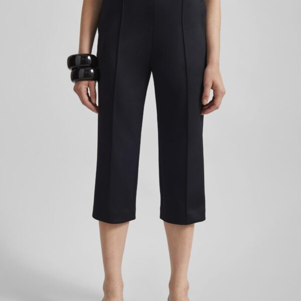 The Frankie Shop Rivoli Capri Pants - Black - Oversized Minimalist Pants in Black - Shop at Coveti