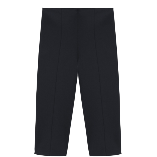 The Frankie Shop Rivoli Capri Pants - Black - Oversized Minimalist Pants in Black - Shop at Coveti