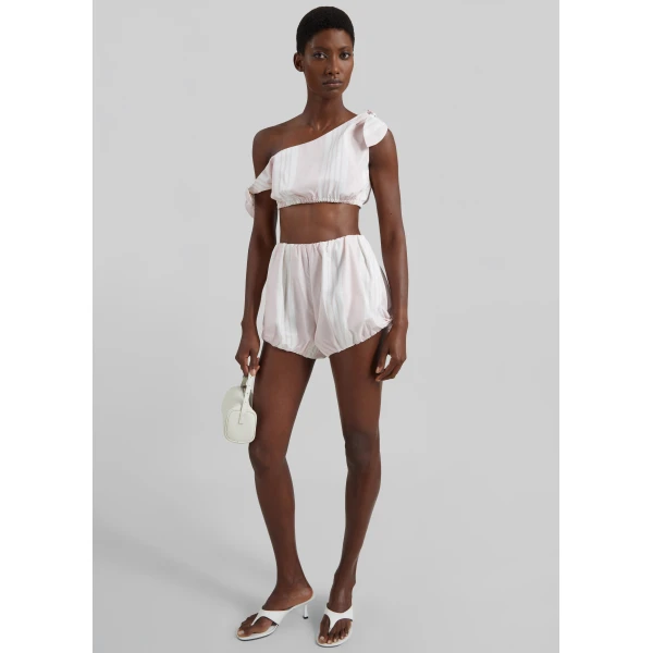 The Frankie Shop Rosie Shorts – Pink Stripe, view 3